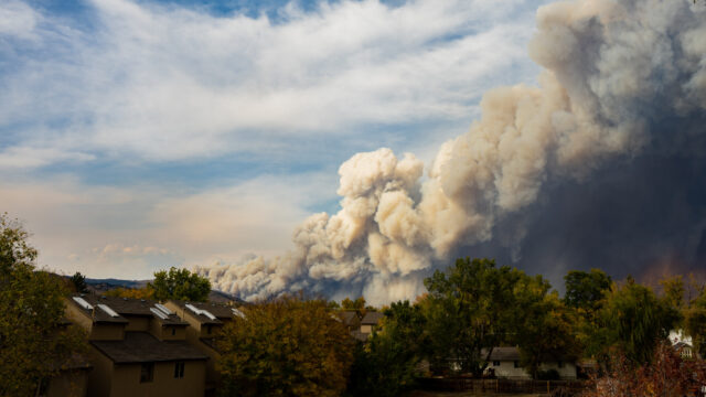 CalWood Fire homes in smoke